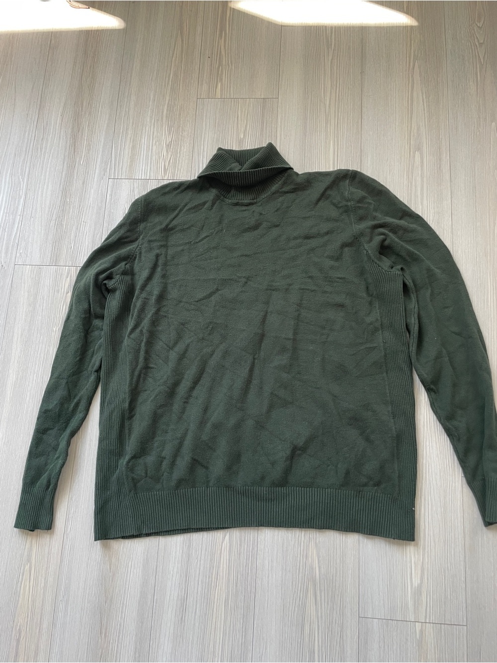 Joseph Men's Forest Green Turtleneck Sweater